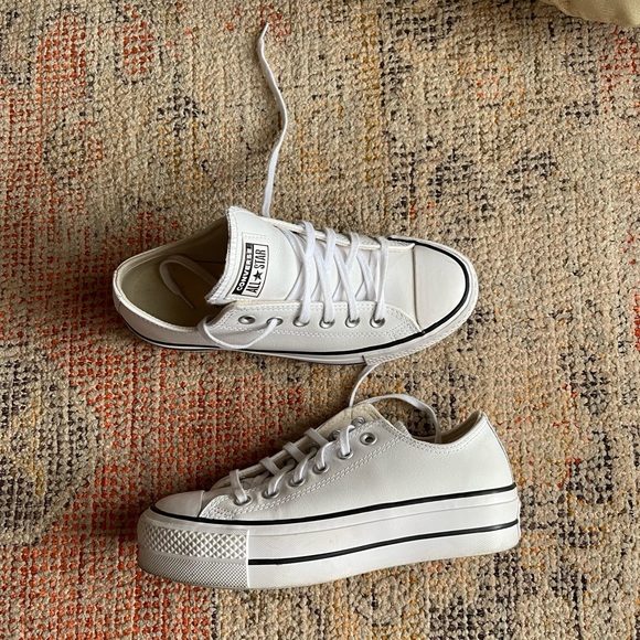 CONVERSE | low top platform leather - Picture 3 of 9